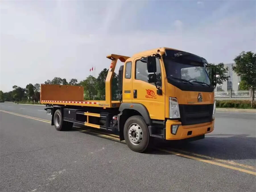 Sinotruk HOWO 4X2 8ton 10ton Platform Wrecker Truck Towing Truck for Road Rescue