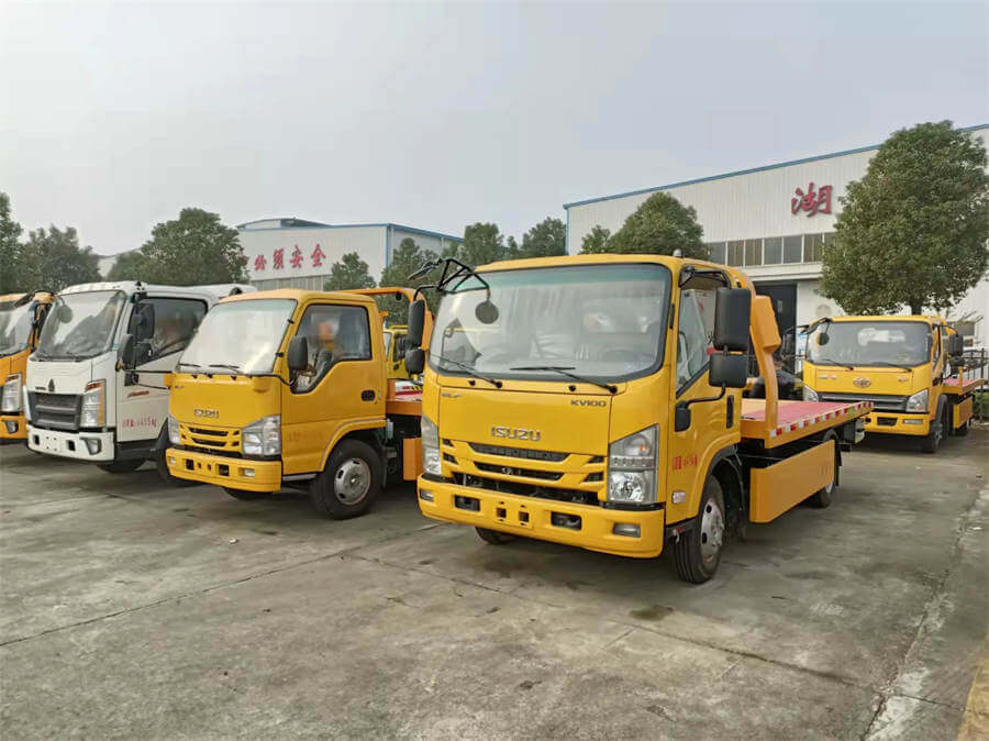 Mini 3ton Flatbed Isuzu Tow Truck