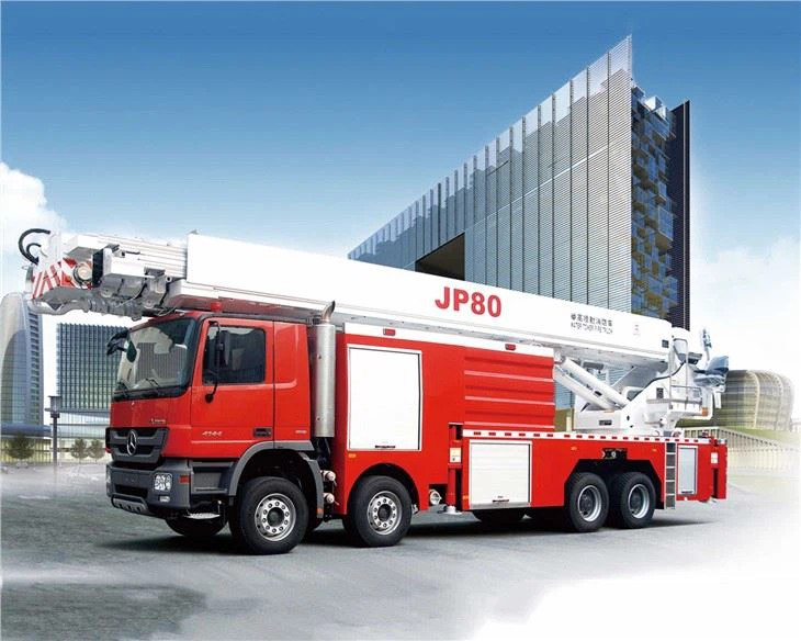 80 m water tower fire truck