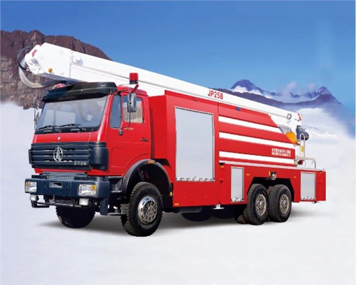 25 m water tower fire truck