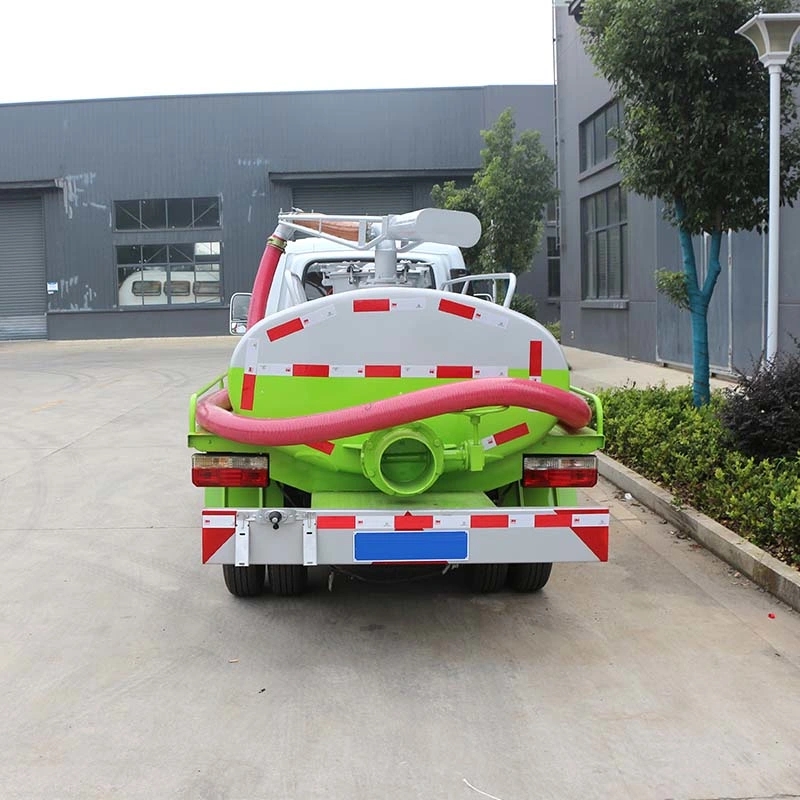 Dongfeng Mini 2000 Liters Fecal Sewage Vacuum Suction Pump Tank Truck