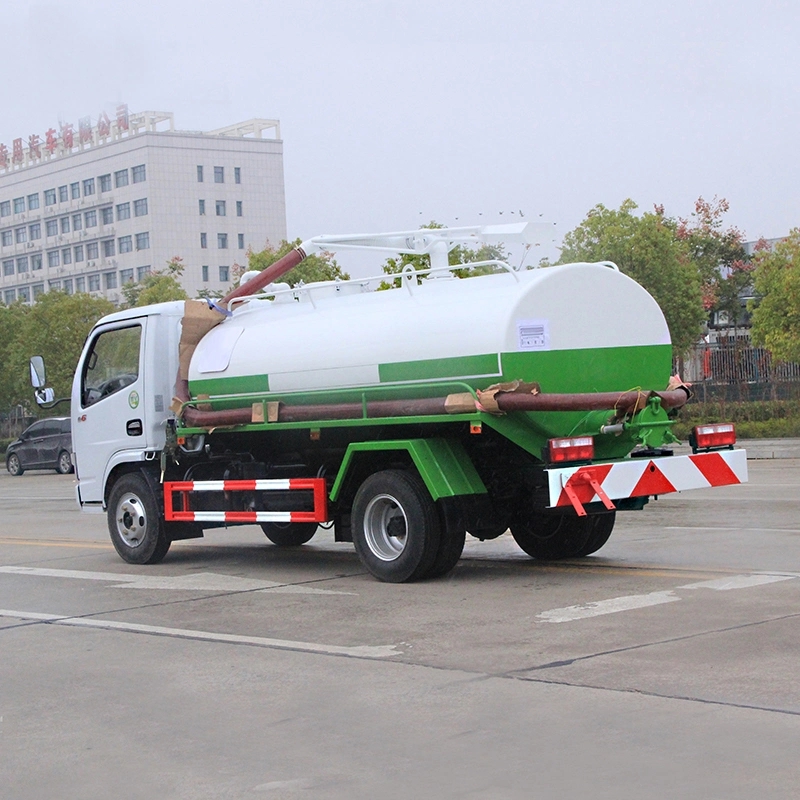 Dongfeng 4X2 4cbm Sewage Suction Tanker Trucks Fecal Suction Sewer Cleaning Truck