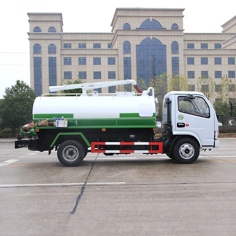 Dongfeng 4X2 4cbm Sewage Suction Tanker Trucks Fecal Suction Sewer Cleaning Truck