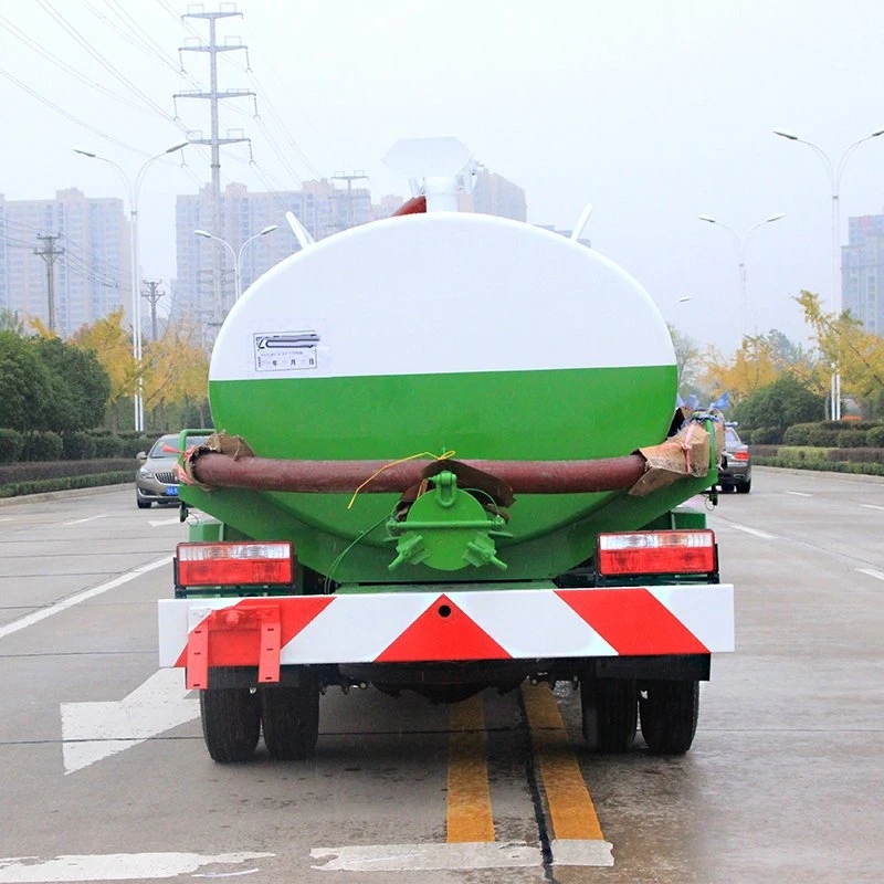 Dongfeng 4X2 4cbm Sewage Suction Tanker Trucks Fecal Suction Sewer Cleaning Truck