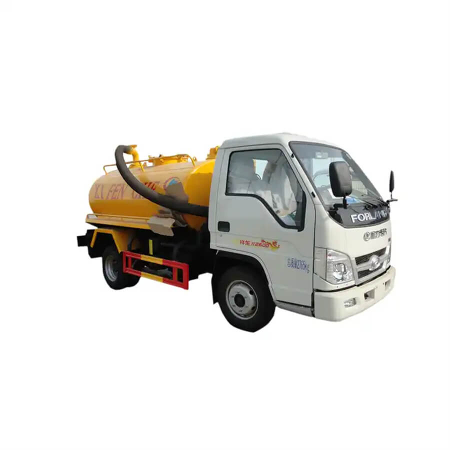 Foton Small 4X2 2500 Liters Swer Cleaning Fecal Vacuum Tank Sewage Suction Truck
