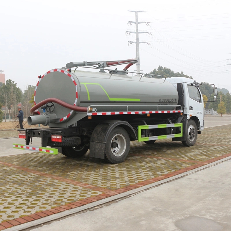 Dongfeng 7000 Liters Tank Vacuum Suction Truck Fecal Truck