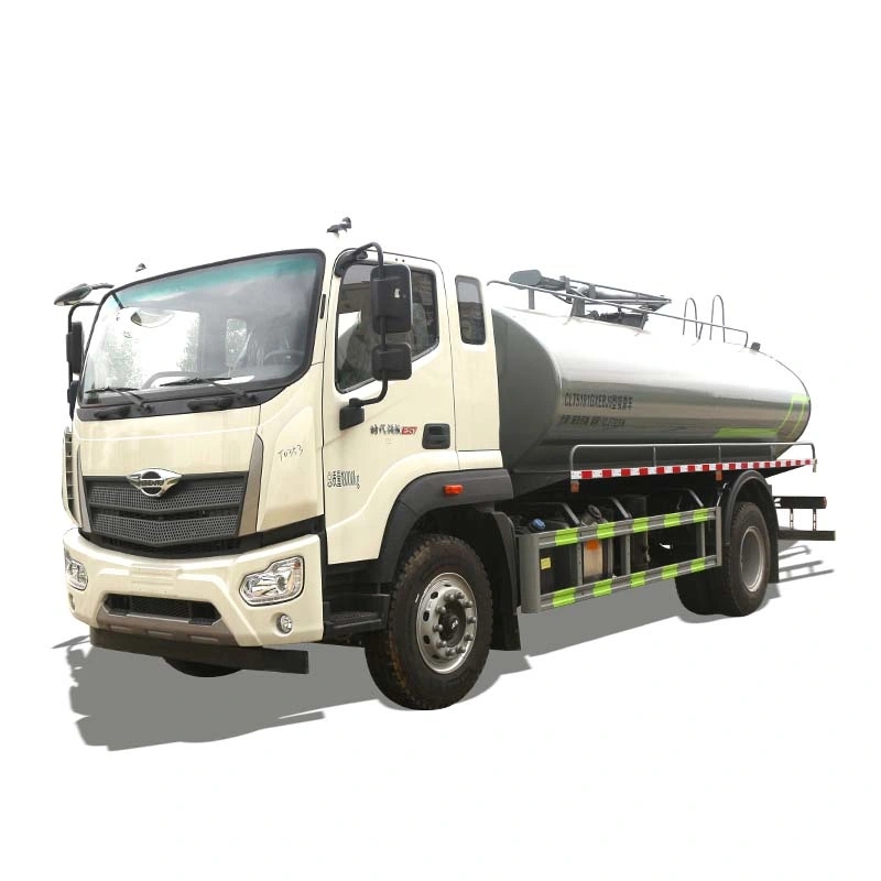 Foton 4X2 12cbm High Presure Sewage Suction Sludge Vacuum Tanker Cleaning Fecal Truck