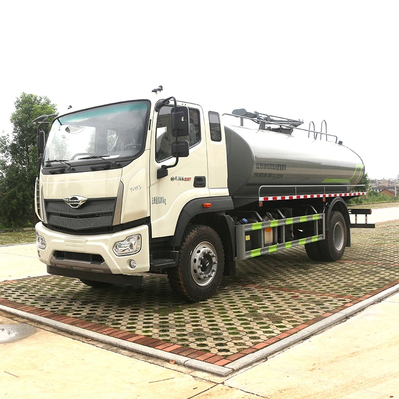 Foton 4X2 12cbm High Presure Sewage Suction Sludge Vacuum Tanker Cleaning Fecal Truck