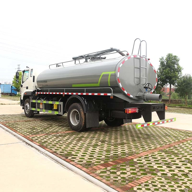 Foton 4X2 12cbm High Presure Sewage Suction Sludge Vacuum Tanker Cleaning Fecal Truck