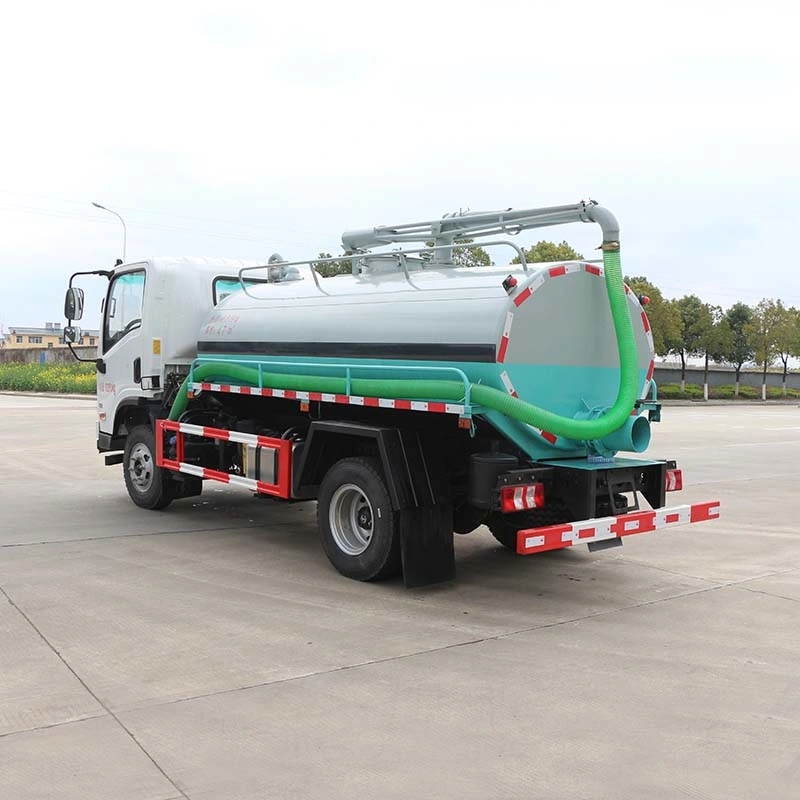 Shacman 4cbm Septic Removal Truck Fecal Vacuum Suction Truck for Countryside Suction