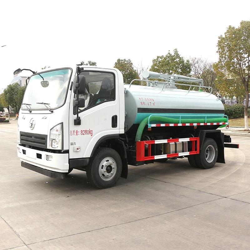 Shacman 4cbm Septic Removal Truck Fecal Vacuum Suction Truck for Countryside Suction
