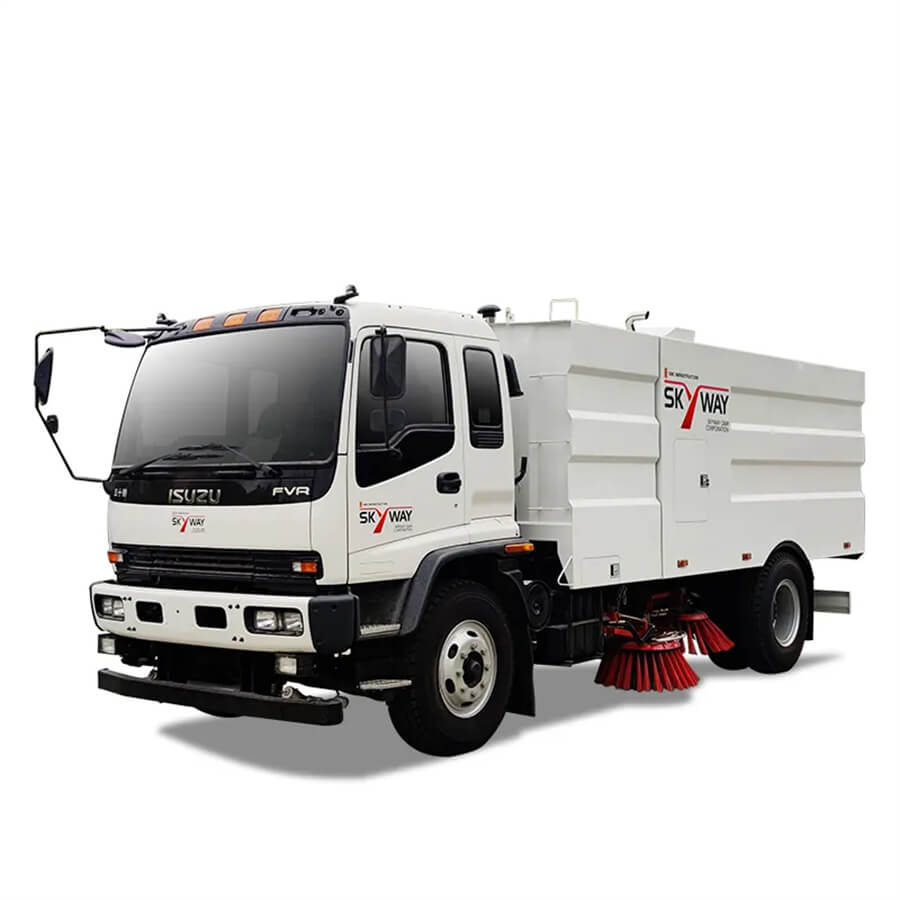 ISUZU FTR 4x2 6 Wheelers 15000 Liters Pressure Washing Sweeper Truck