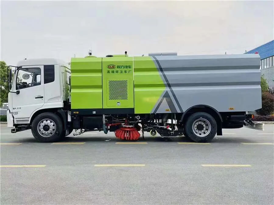Dongfeng High Pressure Vacuum Road Sweeper Truck