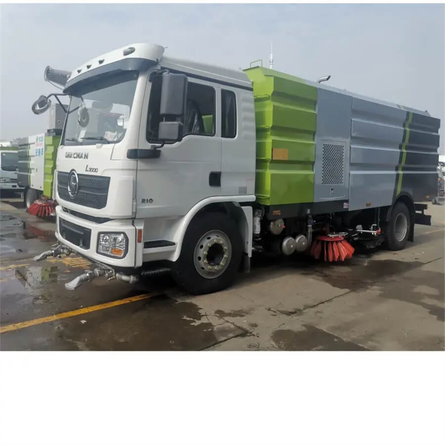 SHACMAN 6 Wheelers 16 CBM Runway Sweeper Truck
