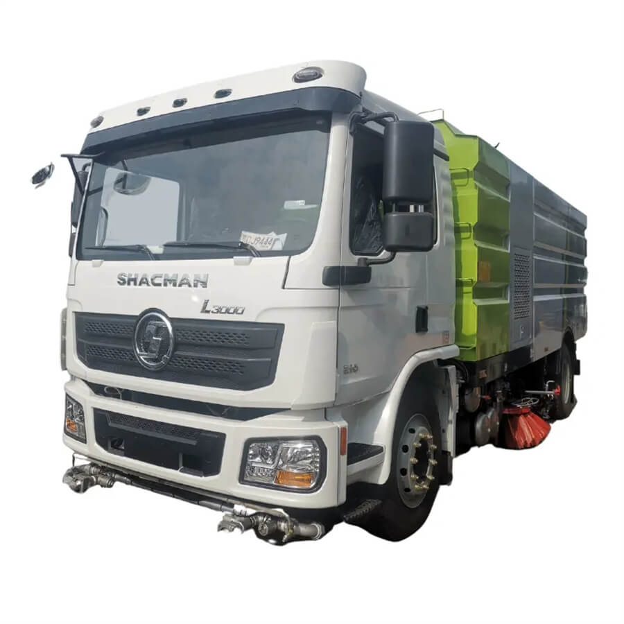SHACMAN 6 Wheelers 16 CBM Runway Sweeper Truck