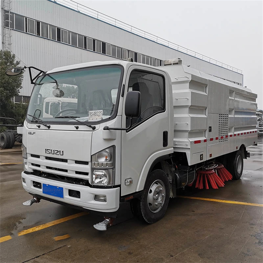 Isuzu 6cbm High Pressure Washing Sweeper Street Road Cleaning Truck
