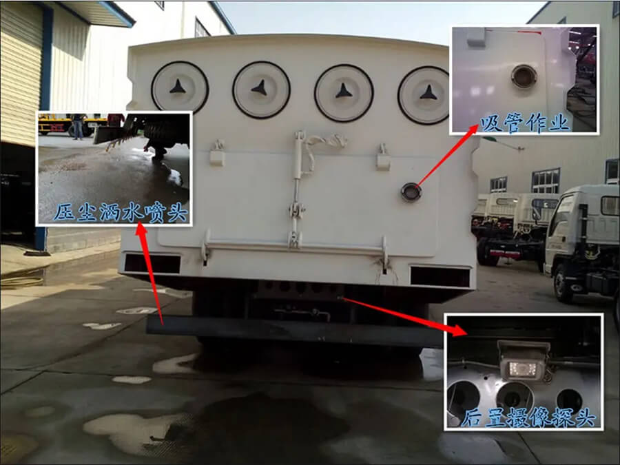ISUZU 5CBM Vacuum Street Sweeper Truck