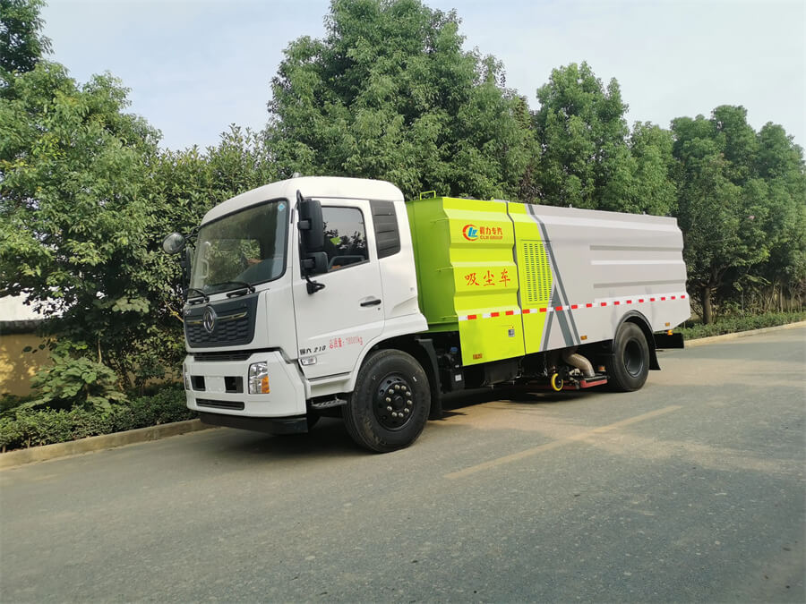 Dongfeng 6Ton 10m3 Cement Vacuum Sweeper Truck