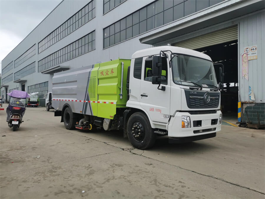 Dongfeng 6Ton 10m3 Cement Vacuum Sweeper Truck