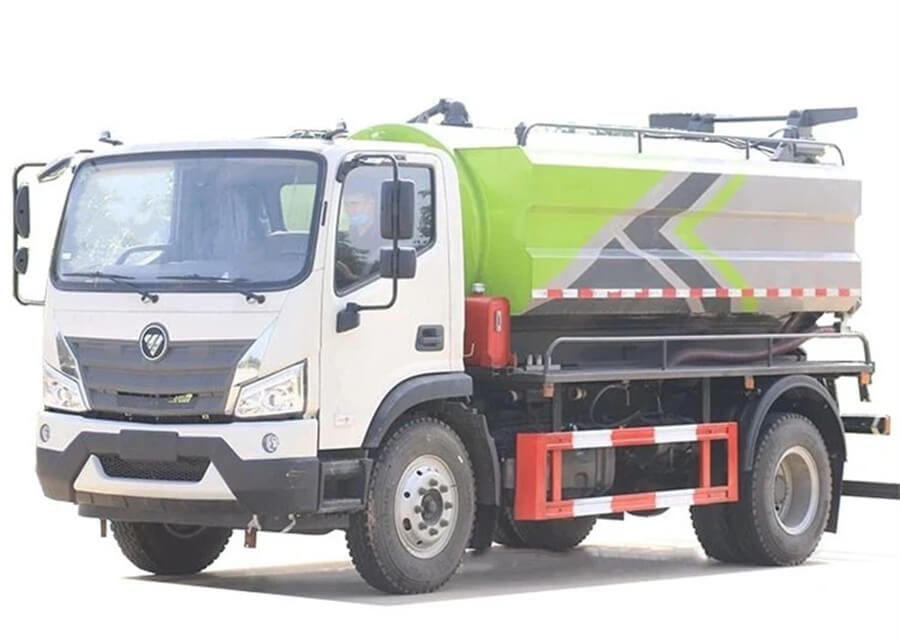 Foton 4X2 8000litres 8cbm Sewer Septic Tank High Pressure Combined Water Jetting Truck