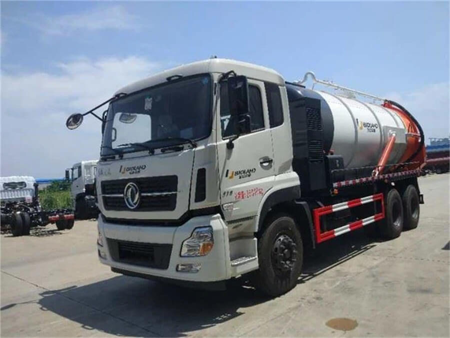 Dongfeng 6X4 12000L Sweage Vacuum Tank Fecal Suction Tanker Truck
