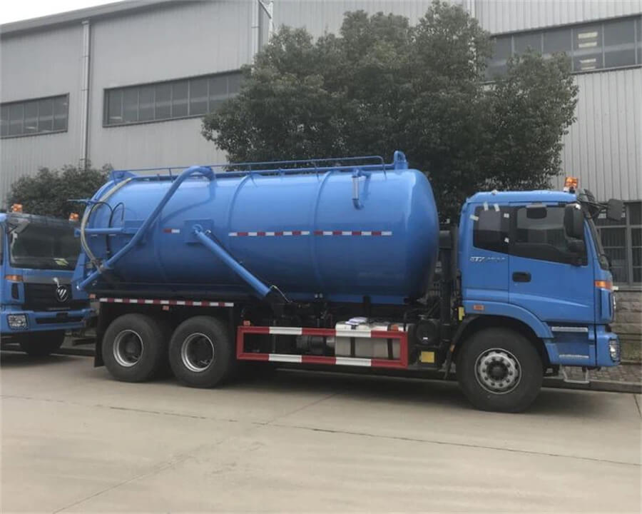Foton 6X4 15000L Sewage Sewer Septic Fecal Vacuum Suction Truck