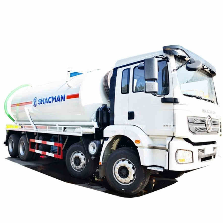 Shacman 8X4 18cbm Vacuum Sewage Suction Tank Truck