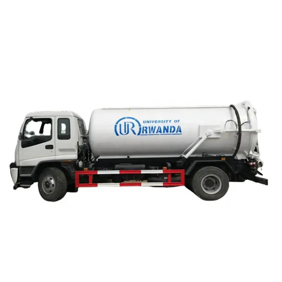 Isuzu 4x2 12CBM Vacuum Sewage Suction trucks