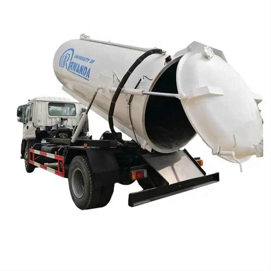 Isuzu 4x2 12CBM Vacuum Sewage Suction trucks
