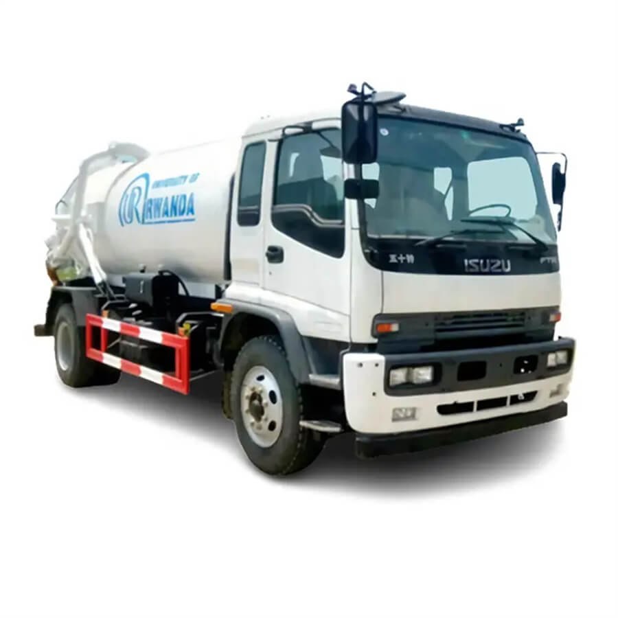 Isuzu 4x2 12CBM Vacuum Sewage Suction trucks