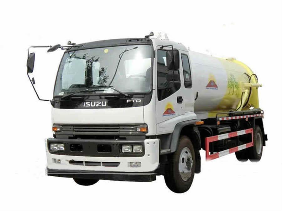 Isuzu 4x2 12CBM Vacuum Sewage Suction trucks