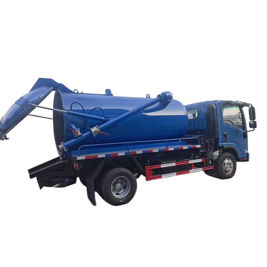 Isuzu 4X2 5000L Vacuum Fecal Suction Truck