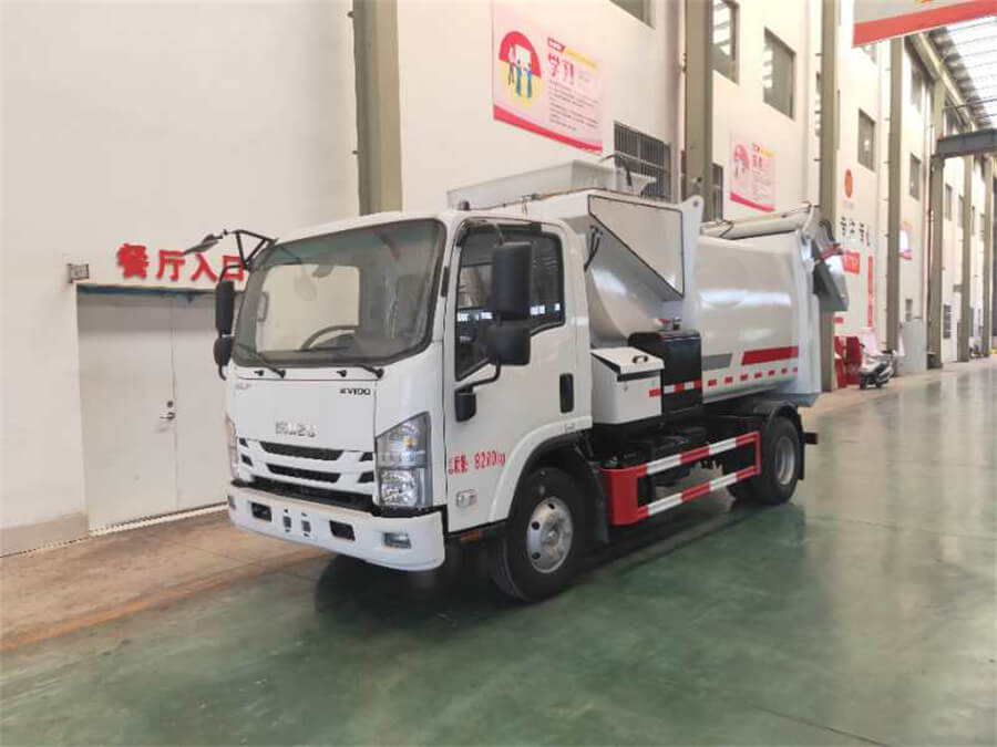 Mobile Kitchen Waste Garbage Truck for Food