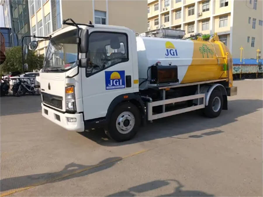 Hermetic Side Loading Kitchen Food Waste Garbage Truck