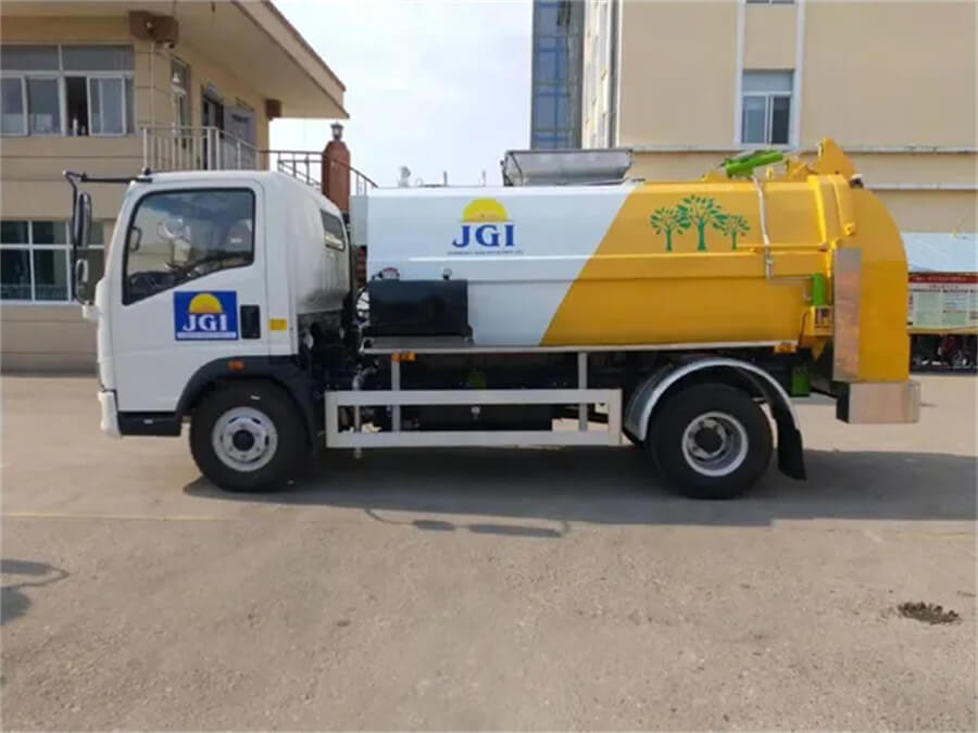Hermetic Side Loading Kitchen Food Waste Garbage Truck