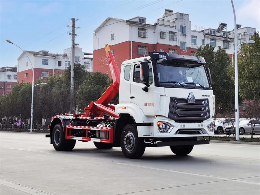 Sinotruk HOWO Hook Arm Roll off Garbage Truck