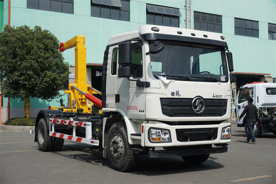 10 Wheels 25 Ton Hook Arm Garbage Truck
