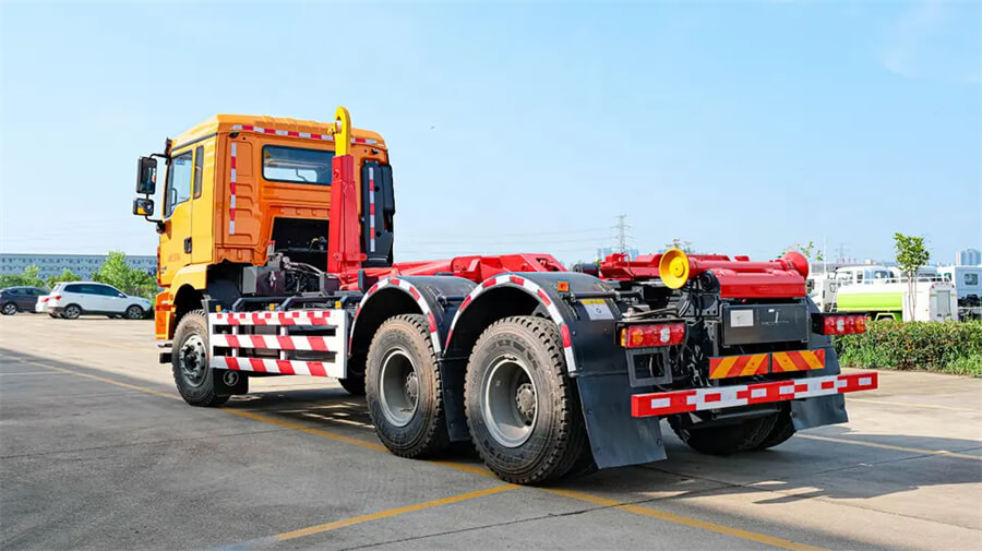 10 Wheels 25 Ton Hook Arm Garbage Truck