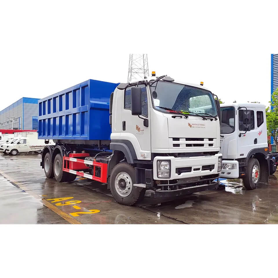 Hook Lift Hydraulic Roll off Garbage Truck