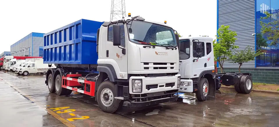 Hook Lift Hydraulic Roll off Garbage Truck