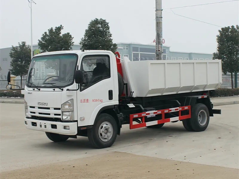 Isuzu Hook Arm Waste Lifting Garbage Truck
