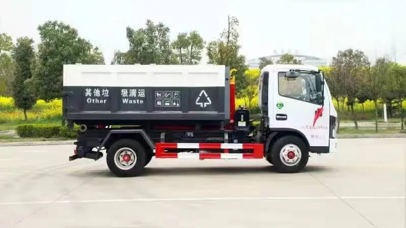 Garbage Clean Environment Detachable Garbage Truck
