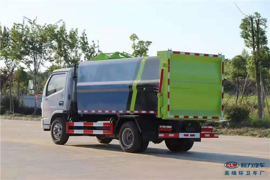 Dongfeng 8cbm 4X2 Side Loading Garbage Truck