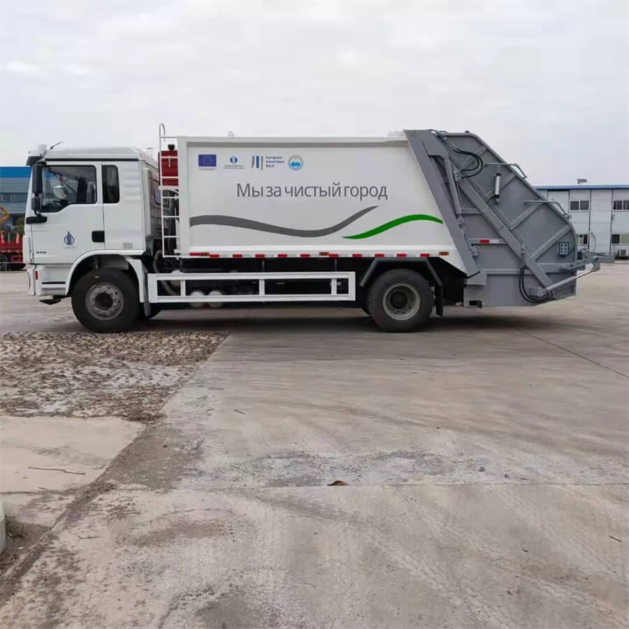 Dump Garbage Compactor 14 Ton Refuse Collection Truck
