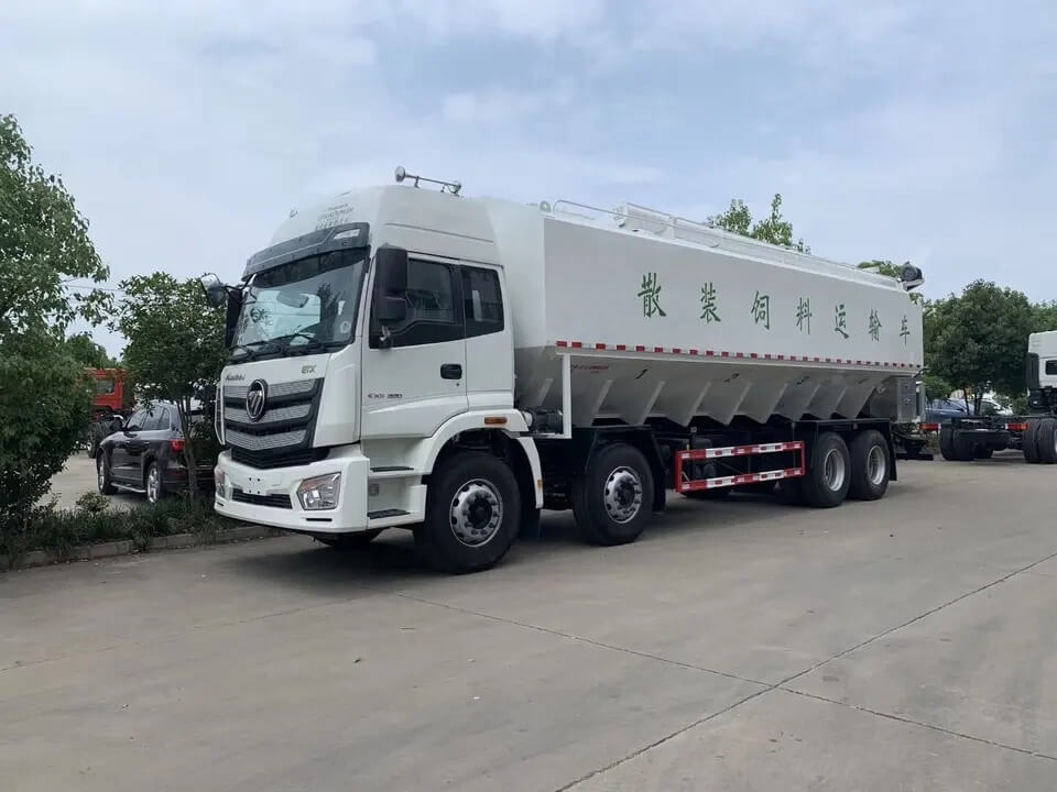 8X4 20t 40cbm Feed Grain Delivery Tank Truck