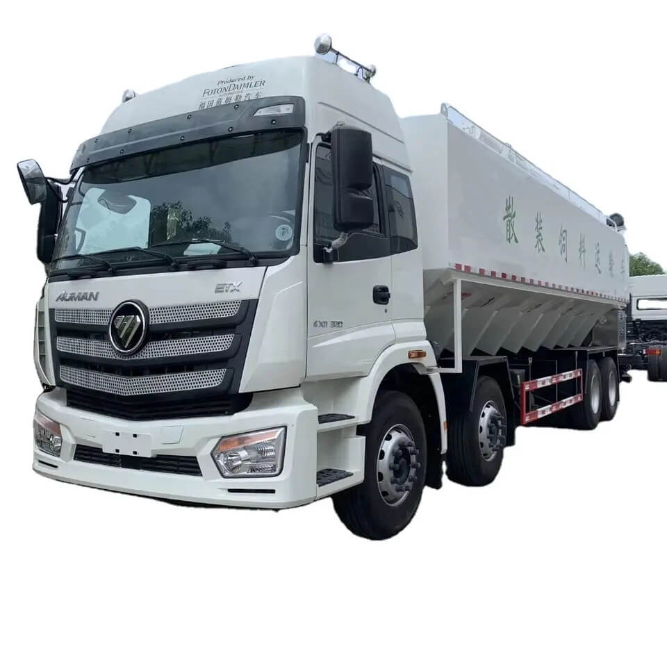 8X4 20t 40cbm Feed Grain Delivery Tank Truck