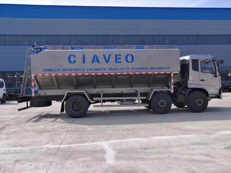 animal food poultry bulk transportation chicken feed truck