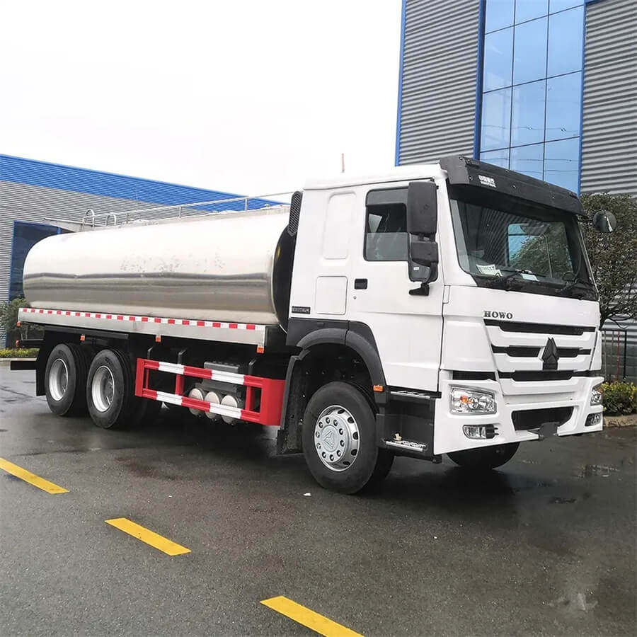 15000liters Stainless Steel Fresh Milk Delivery Tanker Truck