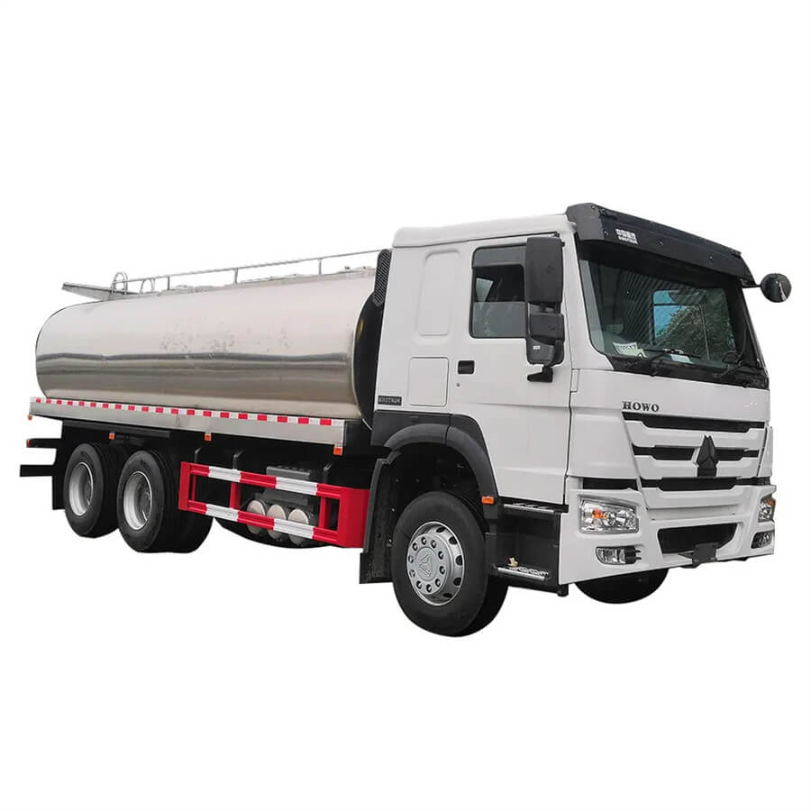 15000liters Stainless Steel Fresh Milk Delivery Tanker Truck