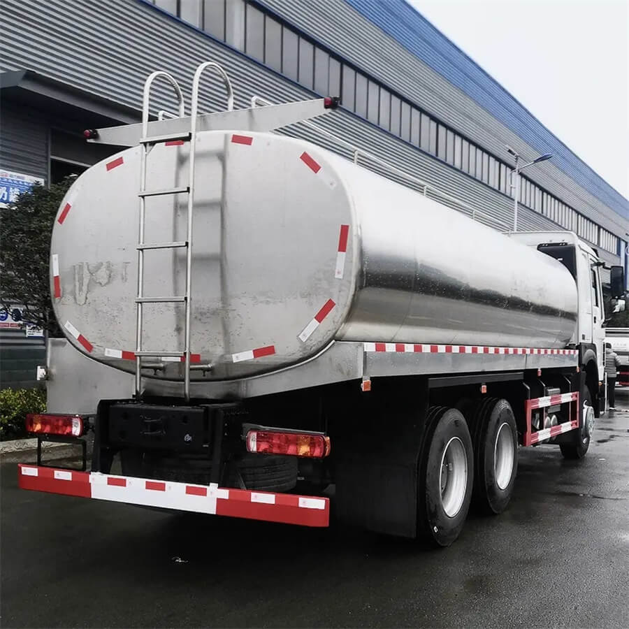 15000liters Stainless Steel Fresh Milk Delivery Tanker Truck